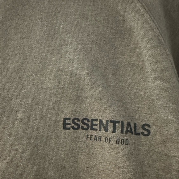 Essentials Grey Pullover Hoodie - Picture 9 of 12